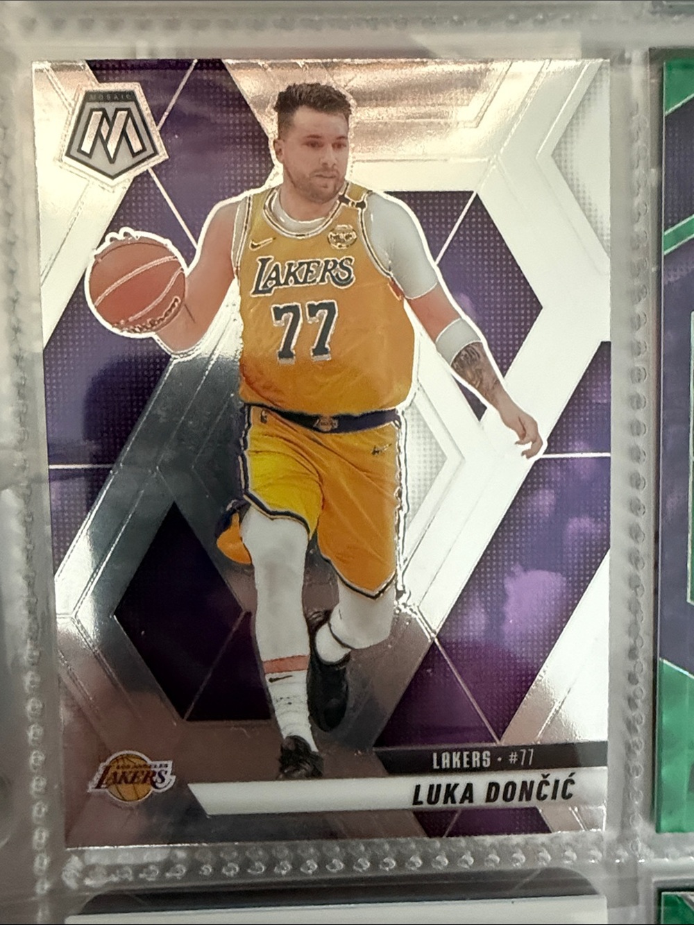 Luka Dončić Los Angeles Lakers Trading Card - Gold Jersey